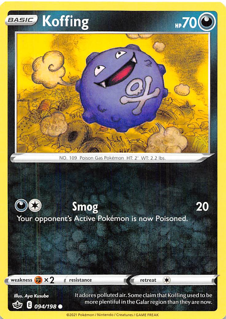 Koffing (094/198) [Sword & Shield: Chilling Reign] - The Mythic Store | 24h Order Processing
