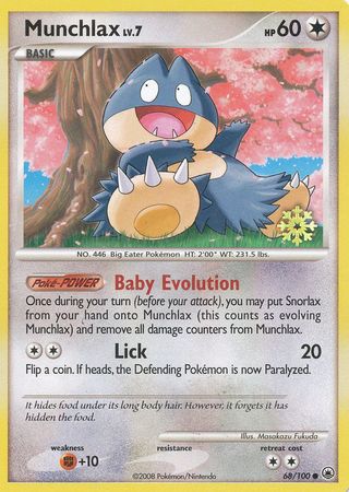 Munchlax (68/100) [Countdown Calendar Promos] - The Mythic Store | 24h Order Processing