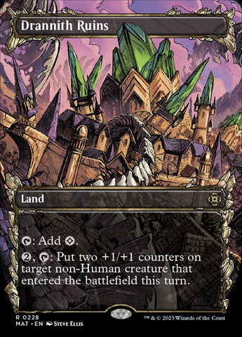 Drannith Ruins (Showcase Halo Foil) [March of the Machine: The Aftermath] - The Mythic Store | 24h Order Processing