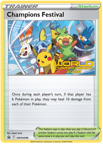 Champions Festival (SWSH296) [Sword & Shield: Black Star Promos] - The Mythic Store | 24h Order Processing
