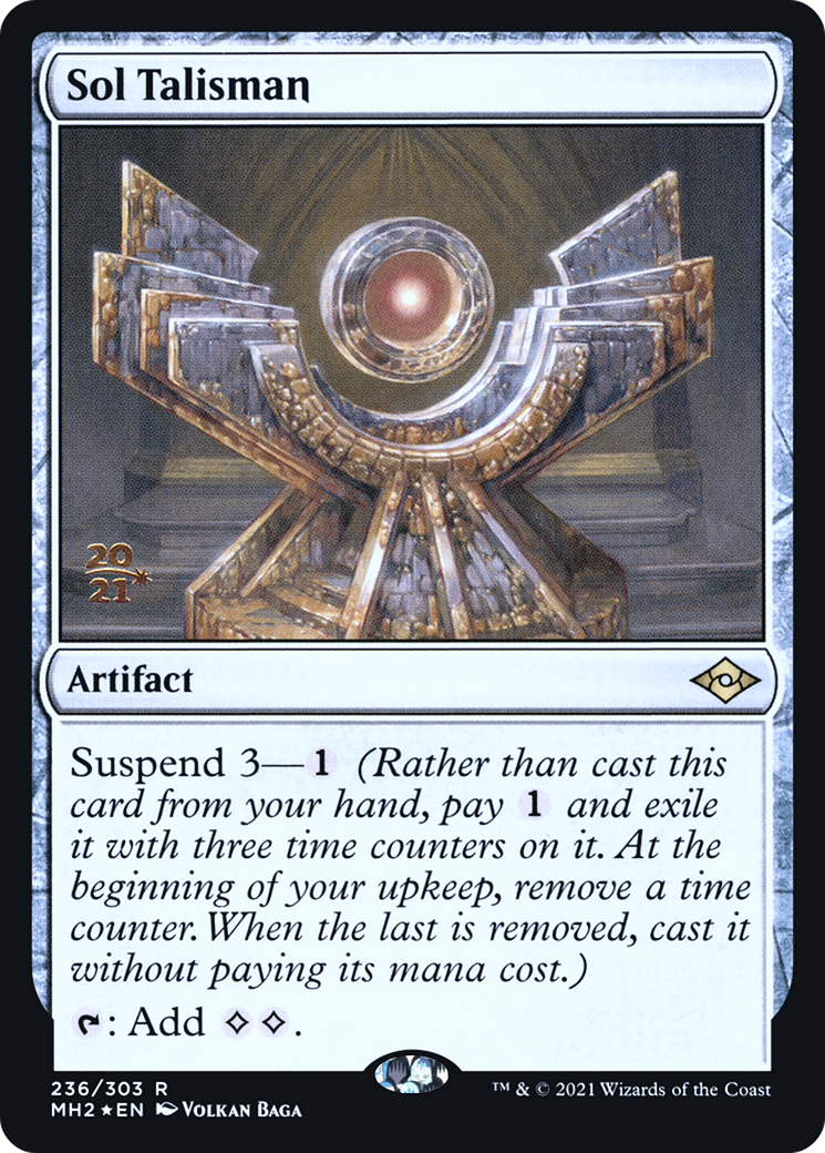 Sol Talisman [Modern Horizons 2 Prerelease Promos] - The Mythic Store | 24h Order Processing
