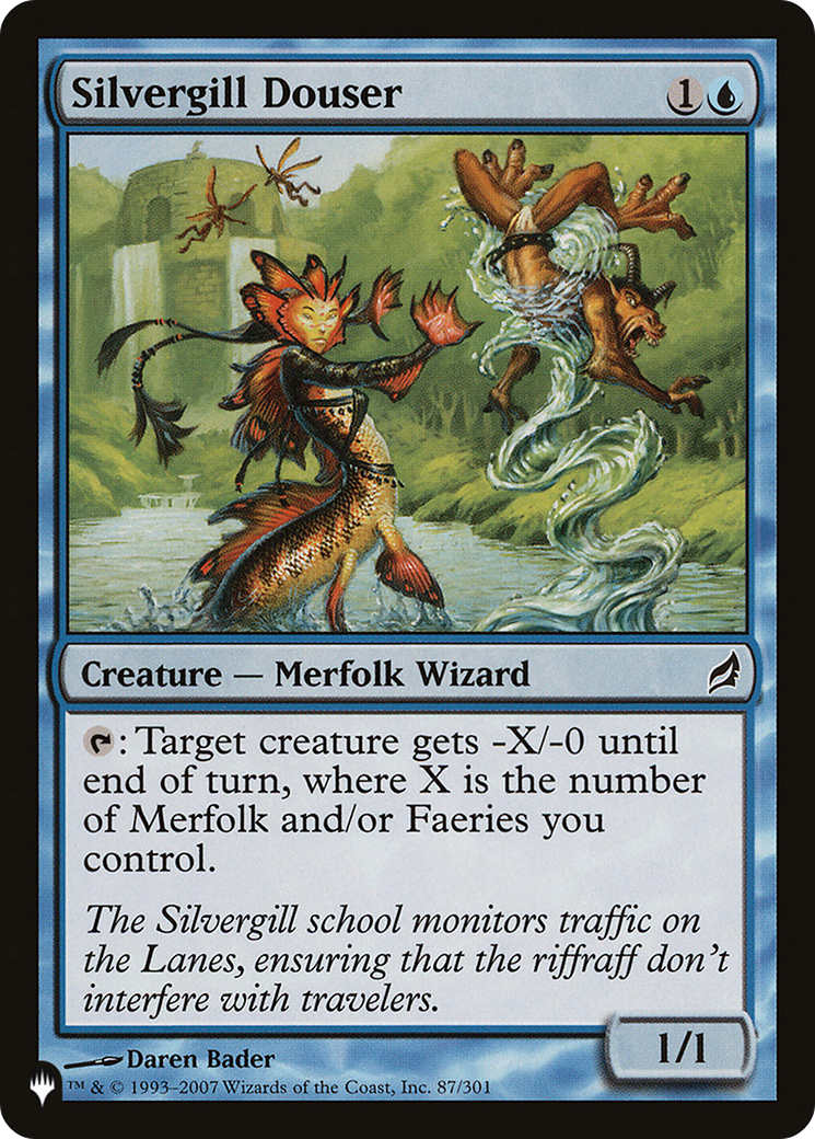 Silvergill Douser [The List] - The Mythic Store | 24h Order Processing
