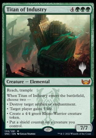 Titan of Industry (Promo Pack) [Streets of New Capenna Promos] - The Mythic Store | 24h Order Processing