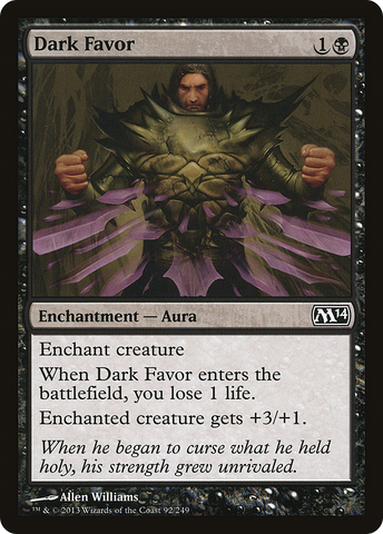 Dark Favor [Magic 2014] - The Mythic Store | 24h Order Processing