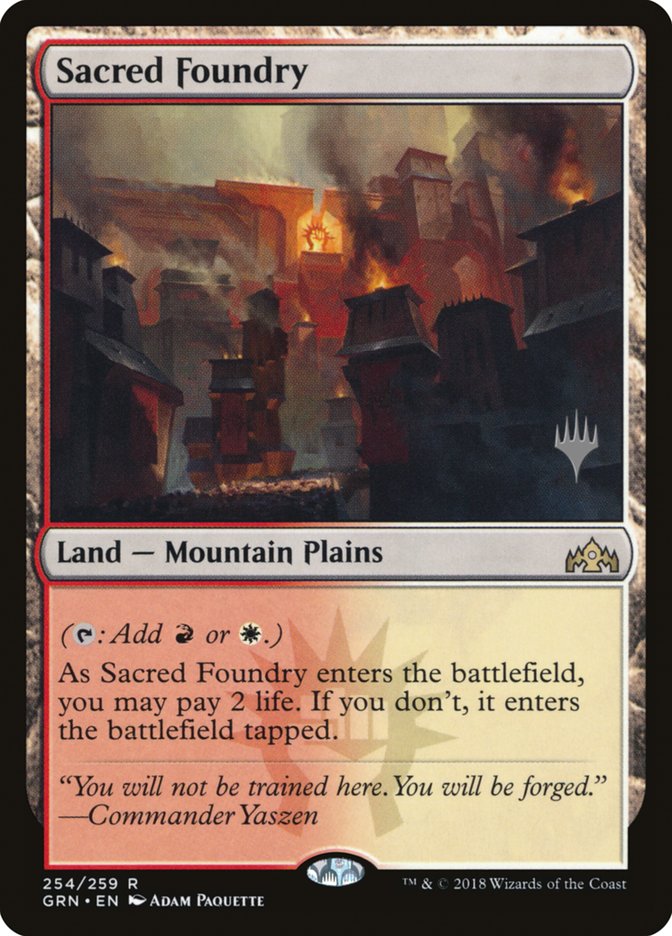 Sacred Foundry (Promo Pack) [Guilds of Ravnica Promos] - The Mythic Store | 24h Order Processing