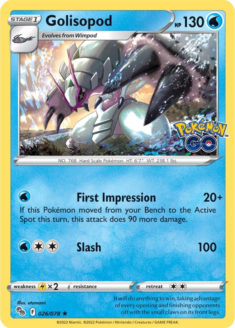 Golisopod (026/078) [Pokémon GO] - The Mythic Store | 24h Order Processing