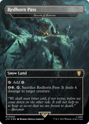 Redhorn Pass - Mouth of Ronom (Surge Foil Realms and Relics) [The Lord of the Rings: Tales of Middle-Earth Commander] - The Mythic Store | 24h Order Processing