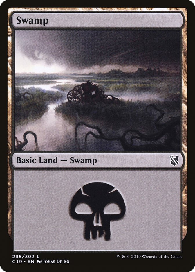 Swamp (295) [Commander 2019] - The Mythic Store | 24h Order Processing