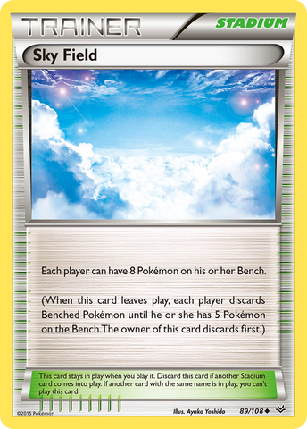 Sky Field (89/108) [XY: Roaring Skies] - The Mythic Store | 24h Order Processing