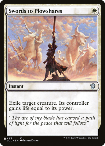 Swords to Plowshares [Secret Lair: Angels] - The Mythic Store | 24h Order Processing