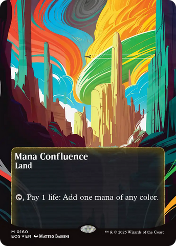 Mana Confluence (0160) (Borderless) (Galaxy Foil) [Edge of Eternities: Stellar Sights] - The Mythic Store | 24h Order Processing