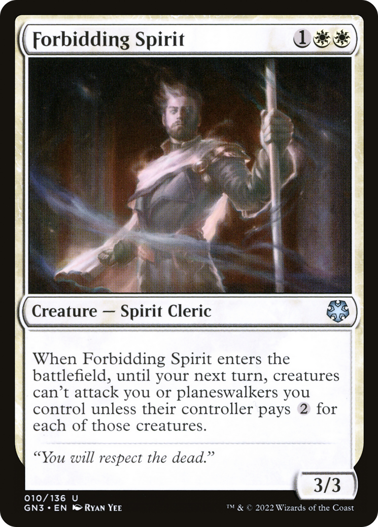 Forbidding Spirit [Game Night: Free-for-All] - The Mythic Store | 24h Order Processing
