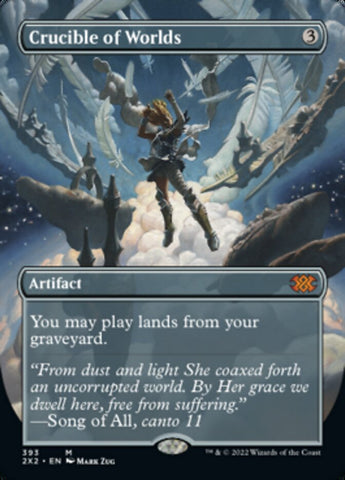 Crucible of Worlds (Borderless Alternate Art) [Double Masters 2022] - The Mythic Store | 24h Order Processing