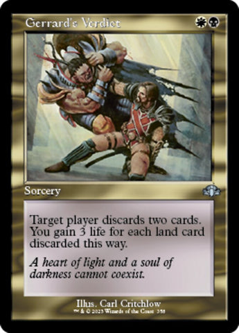Gerrard's Verdict (Retro) [Dominaria Remastered] - The Mythic Store | 24h Order Processing