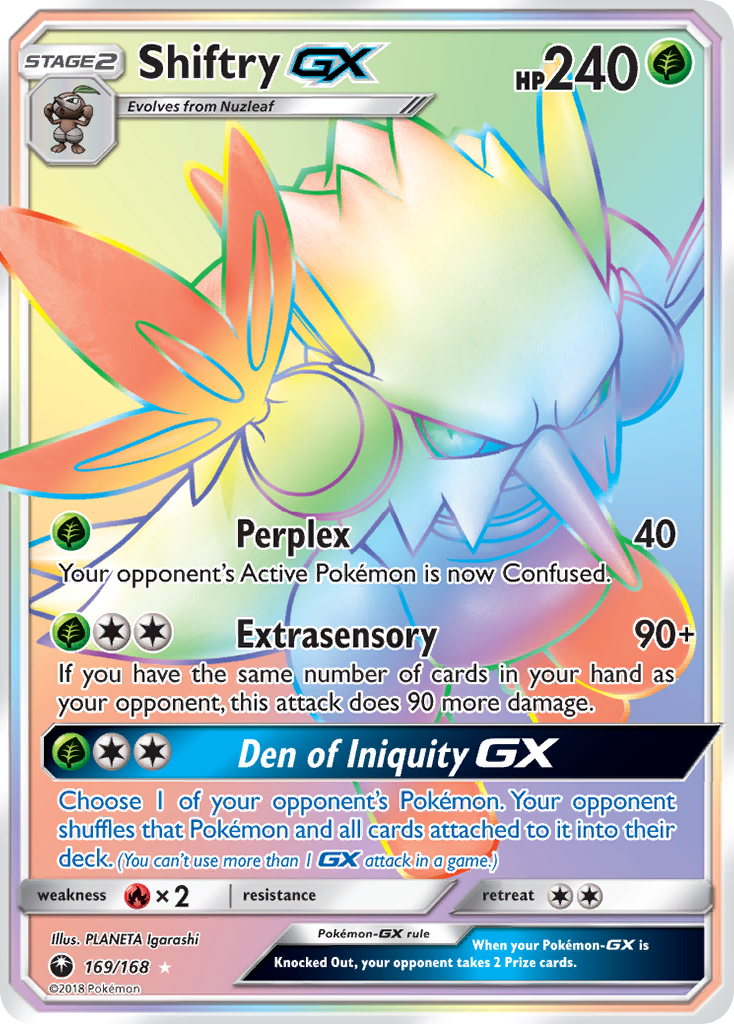 Shiftry GX (169/168) [Sun & Moon: Celestial Storm] - The Mythic Store | 24h Order Processing