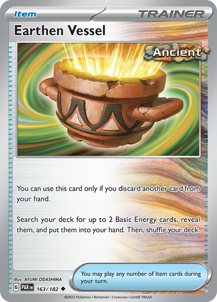 Earthen Vessel (163/182) [Scarlet & Violet: Paradox Rift] - The Mythic Store | 24h Order Processing