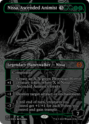 Nissa, Ascended Animist (Oil Slick Raised Foil) [Phyrexia: All Will Be One] - The Mythic Store | 24h Order Processing