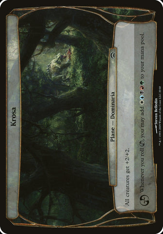 Krosa (Planes) [Planechase Planes] - The Mythic Store | 24h Order Processing