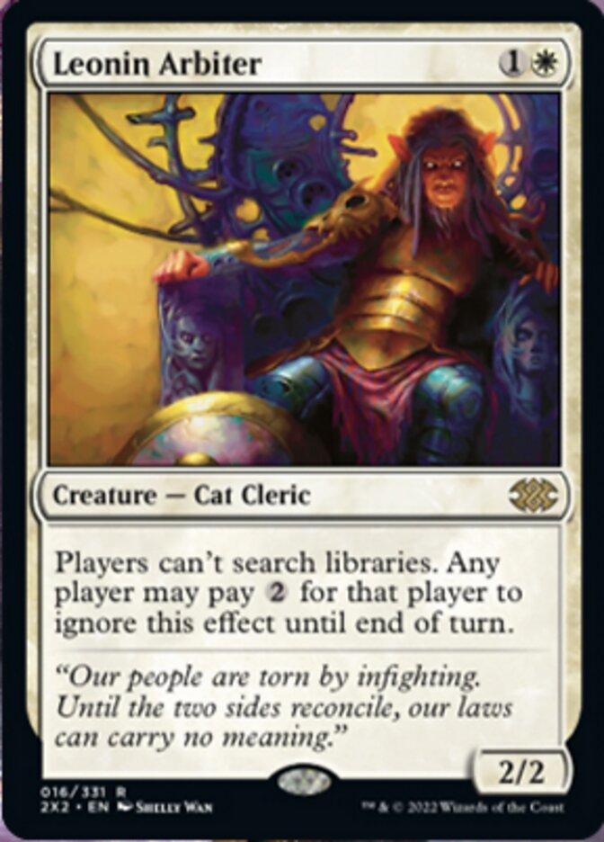 Leonin Arbiter [Double Masters 2022] - The Mythic Store | 24h Order Processing
