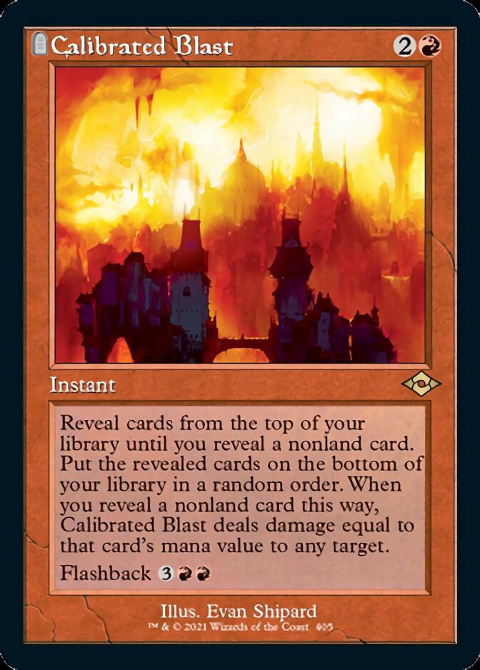 Calibrated Blast (Retro) [Modern Horizons 2] - The Mythic Store | 24h Order Processing