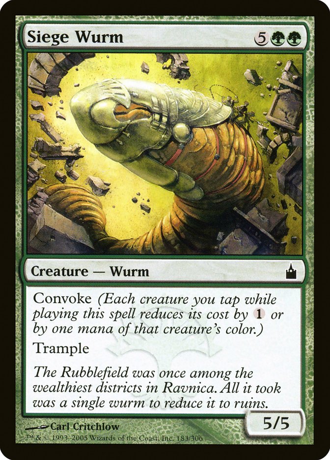 Siege Wurm [Ravnica: City of Guilds] - The Mythic Store | 24h Order Processing