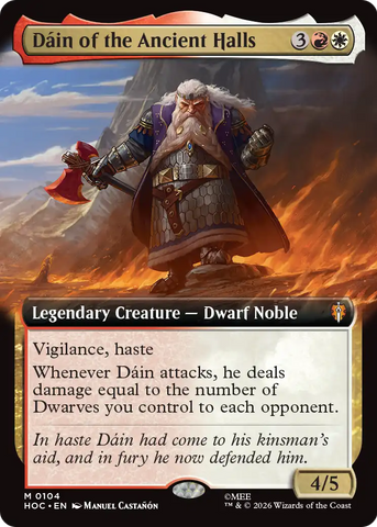 Dain of the Ancient Halls (Extended Art) [The Hobbit: Eternal-Legal] - The Mythic Store | 24h Order Processing