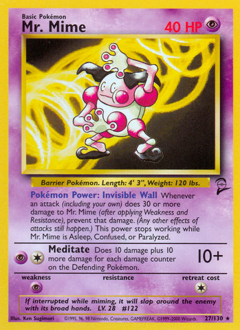 Mr. Mime (27/130) [Base Set 2] - The Mythic Store | 24h Order Processing