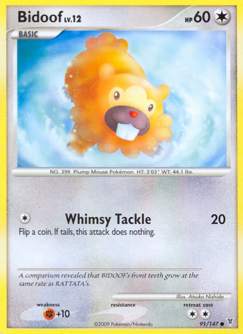 Bidoof (91/147) [Platinum: Supreme Victors] - The Mythic Store | 24h Order Processing
