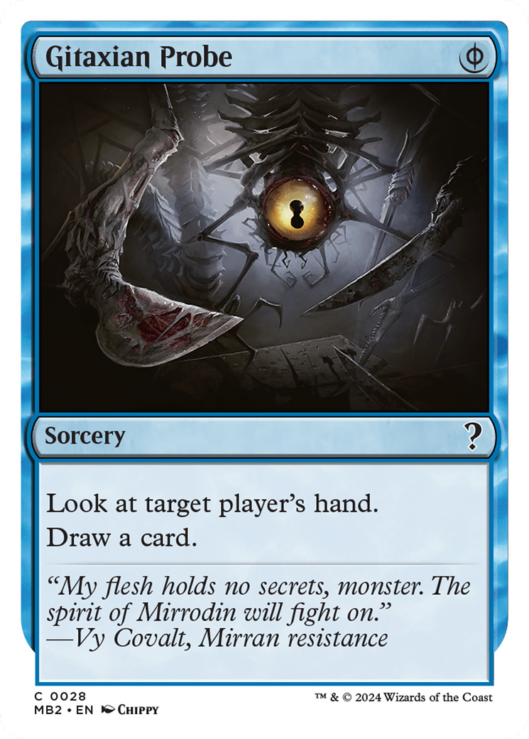 Gitaxian Probe (White Border) [Mystery Booster 2] - The Mythic Store | 24h Order Processing