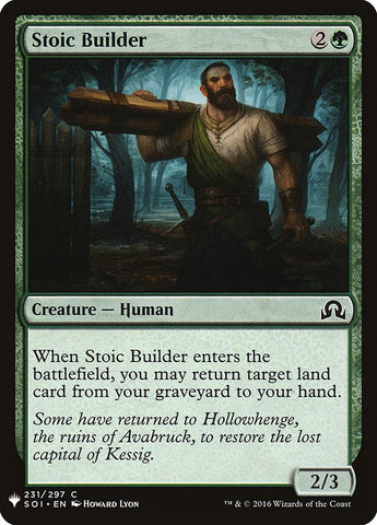 Stoic Builder [Mystery Booster] - The Mythic Store | 24h Order Processing