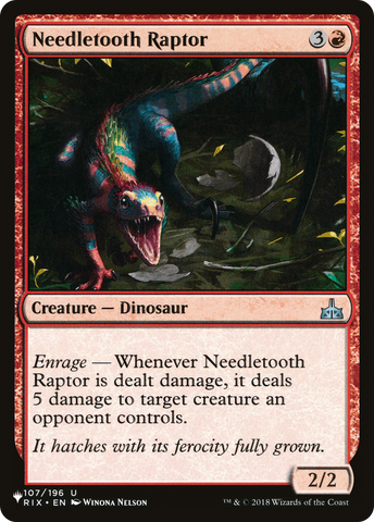 Needletooth Raptor [The List] - The Mythic Store | 24h Order Processing