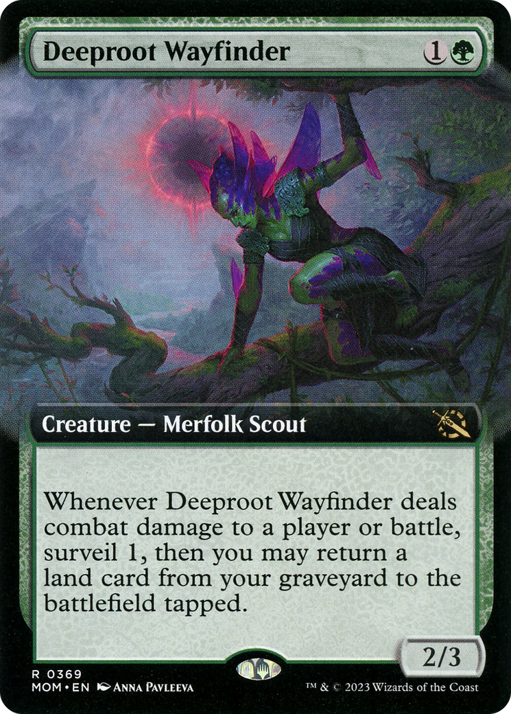 Deeproot Wayfinder (Extended Art) [March of the Machine] - The Mythic Store | 24h Order Processing