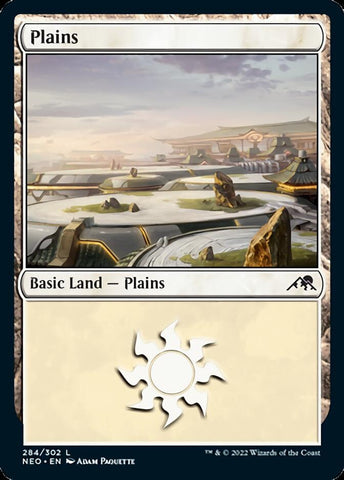Plains (284) [Kamigawa: Neon Dynasty] - The Mythic Store | 24h Order Processing