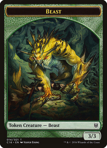 Beast // Ogre Double-Sided Token [Commander 2016 Tokens] - The Mythic Store | 24h Order Processing