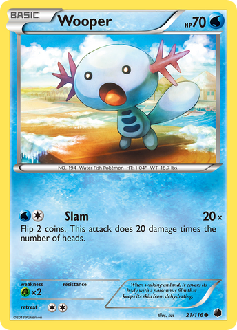 Wooper (21/116) [Black & White: Plasma Freeze] - The Mythic Store | 24h Order Processing