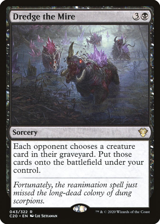 Dredge the Mire [Commander 2020] - The Mythic Store | 24h Order Processing