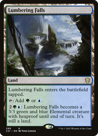 Lumbering Falls [Commander 2021] - The Mythic Store | 24h Order Processing
