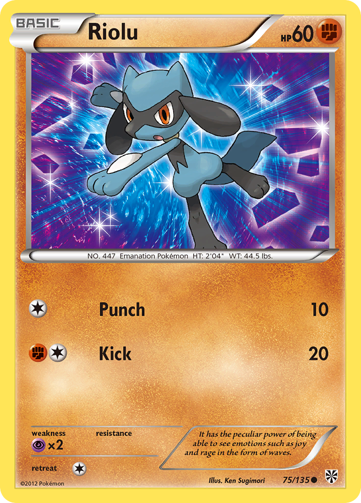 Riolu (75/135) [Black & White: Plasma Storm] - The Mythic Store | 24h Order Processing