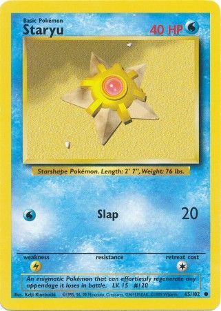 Staryu (65/102) [Base Set Unlimited] - The Mythic Store | 24h Order Processing