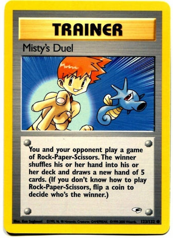 Misty's Duel (123/132) [Gym Heroes Unlimited] - The Mythic Store | 24h Order Processing