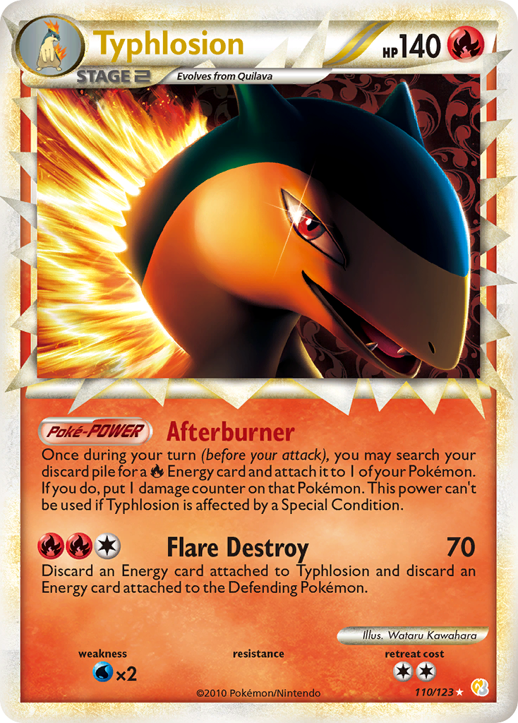 Typhlosion (110/123) [HeartGold & SoulSilver: Base Set] - The Mythic Store | 24h Order Processing