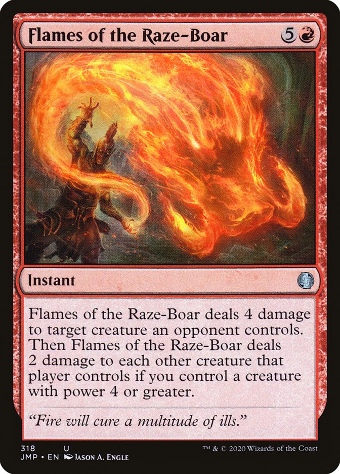 Flames of the Raze-Boar [Jumpstart] - The Mythic Store | 24h Order Processing