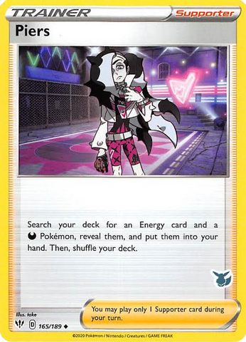 Piers (165/189) (Eevee Deck) [Battle Academy 2022] - The Mythic Store | 24h Order Processing