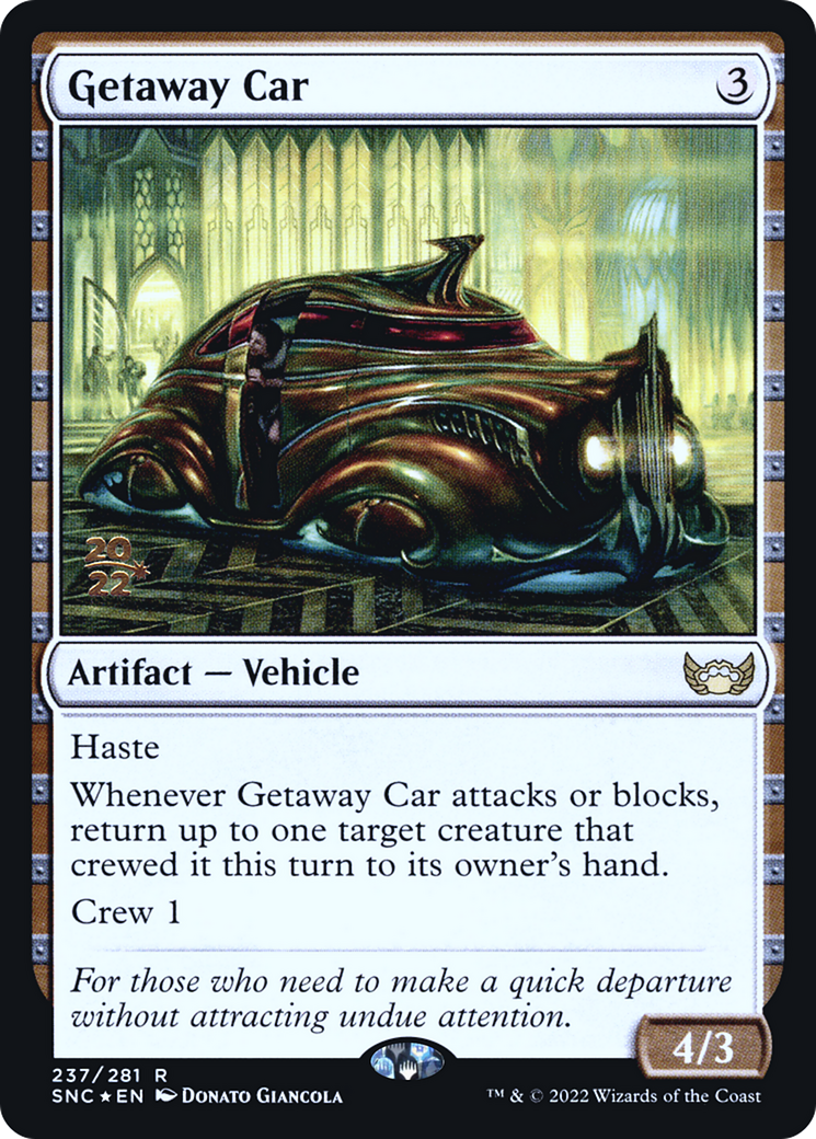 Getaway Car [Streets of New Capenna Prerelease Promos] - The Mythic Store | 24h Order Processing