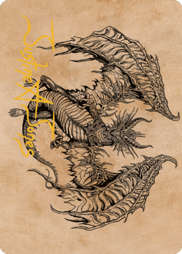 Ganax, Astral Hunter Art Card (Gold-Stamped Signature) [Commander Legends: Battle for Baldur's Gate Art Series] - The Mythic Store | 24h Order Processing