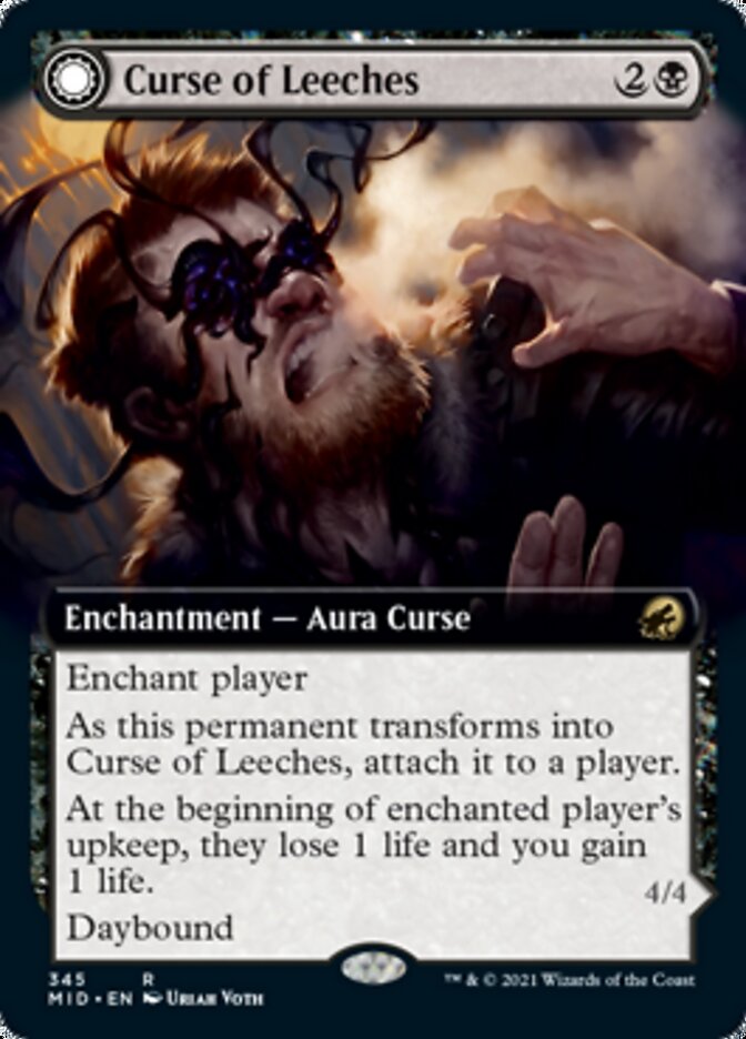 Curse of Leeches // Leeching Lurker (Extended Art) [Innistrad: Midnight Hunt] - The Mythic Store | 24h Order Processing