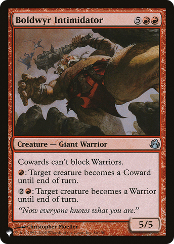 Boldwyr Intimidator [The List] - The Mythic Store | 24h Order Processing