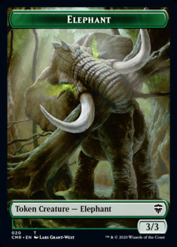 Elephant // Soldier Double-Sided Token [Commander Legends Tokens] - The Mythic Store | 24h Order Processing