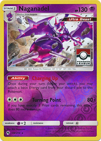 Naganadel (108/214) (League Promo) [Sun & Moon: Lost Thunder] - The Mythic Store | 24h Order Processing