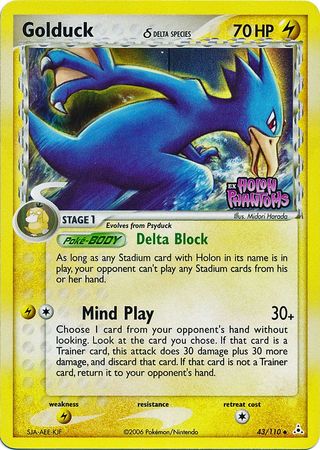 Golduck (43/110) (Delta Species) (Stamped) [EX: Holon Phantoms] - The Mythic Store | 24h Order Processing
